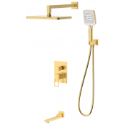 Встраиваемая душевая система DQ Dortmund DA1715607 матовое золото