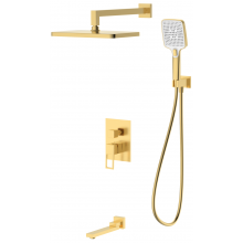 Встраиваемая душевая система DQ Dortmund DA1715607 матовое золото