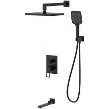 Встраиваемая душевая система DQ Dortmund DA1715605 черный матовый