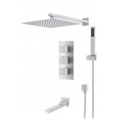 Встраиваемая душевая система DQ Bayern.Liszt DA2515608A04 матовый белый