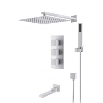 Встраиваемая душевая система DQ Bayern.Liszt DA2515608A04 матовый белый
