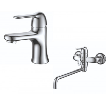 Комплект смесителей DQ Rhein.Ambrosius DA1340005SET хром