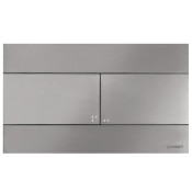 Клавиша смыва Duravit DuraSystem WD5140070000/WF5140043010 сталь брашированная