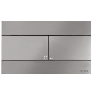 Клавиша смыва Duravit DuraSystem WD5140070000/WF5140043010 сталь брашированная