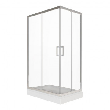 Душевое Ограждение Triton Фикс-Хром 120х80 Щ0000077410