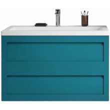 Тумба под раковину Art&Max Platino AM-Platino-1000-2C-SO-TM бирюзовый матовый