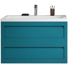 Тумба под раковину Art&Max Platino AM-Platino-900-2C-SO-TM бирюзовый матовый