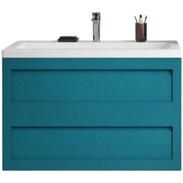 Тумба под раковину Art&Max Platino AM-Platino-900-2C-SO-TM бирюзовый матовый