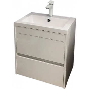 Тумба под раковину Art&Max Family Family-500-2C-SO-BL bianco lucido