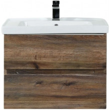 Тумба под раковину Art&Max Techno AM-Techno-700-2C-SO-LW646 дуб бомонд лофт