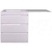 Тумба с раковиной Style Line Даллас СС-00002305/СС-00002300 150 Люкс белый