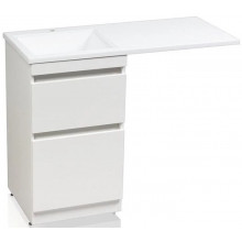 Тумба с раковиной Style Line El Fante Даллас СС-00000515/СС-00000518 115 белый