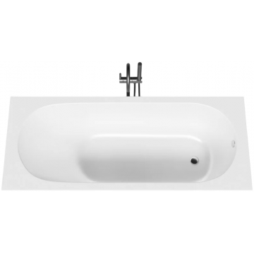 Ванна из литьевого мрамора Salini Ornella 102313G 170х70 белый глянцевый