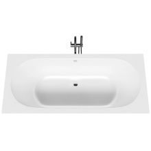 Ванна из литьевого мрамора Salini Ornella Axis 103411G 180х80 белый глянцевый