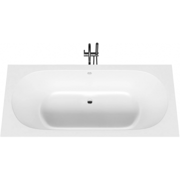 Ванна из литьевого мрамора Salini Ornella Axis 103411M 180х80 белый матовый