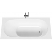 Ванна из литьевого мрамора Salini Ornella 102314G 170х80 белый глянцевый