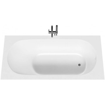 Ванна из литьевого мрамора Salini Ornella 102314G 170х80 белый глянцевый