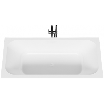 Ванна из литьевого мрамора Salini Ornella Axis 103413G 170х75 белый глянцевый