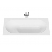 Ванна из литьевого мрамора Salini Ornella Kit 102416M 160х70 белый матовый