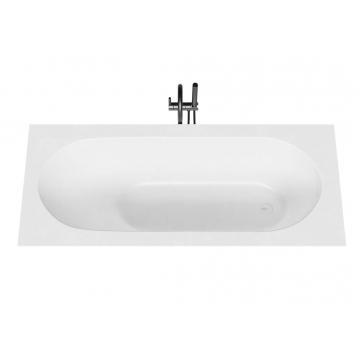 Ванна из литьевого мрамора Salini Ornella Kit 102416M 160х70 белый матовый