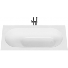 Ванна из литьевого мрамора Salini Ornella Kit 102413G 170х70 белый глянцевый