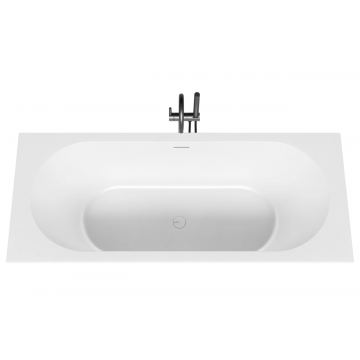 Ванна из литьевого мрамора Salini Ornella Kit 104713G 170х70 белый глянцевый