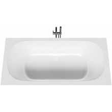 Ванна из литьевого мрамора Salini Ornella Axis Kit 103511M 180х80 белый матовый