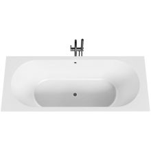 Ванна из литьевого мрамора Salini Ornella Axis 103423M 170х75 белый матовый