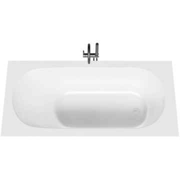 Ванна из литьевого мрамора Salini Ornella Kit 102424M 170х80 белый матовый