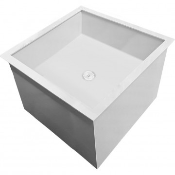 Ванна ножная 800х800х400 мм с бортиком, 25731