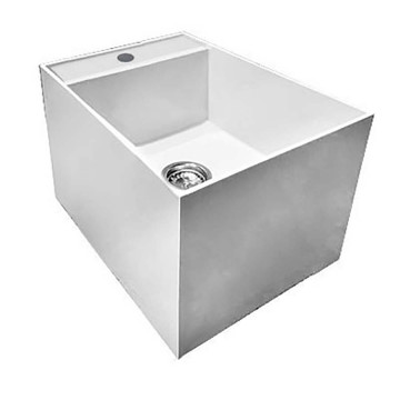 Ванна ножная ТИ-49 580х320х285 мм, глубина 120 мм, с отверстием под смеситель,с сифоном 25707