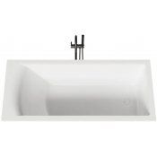 Ванна из литьевого мрамора Salini Cascata Kit 104313G 170х75 белый глянцевый