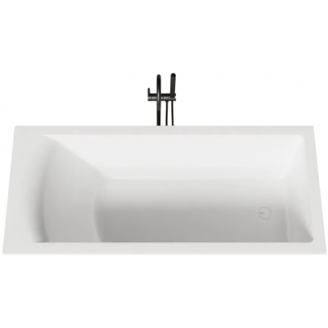 Ванна из литьевого мрамора Salini Cascata Kit 104313G 170х75 белый глянцевый