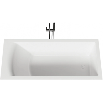 Ванна из литьевого мрамора Salini Cascata 104323M 170х75 белый матовый