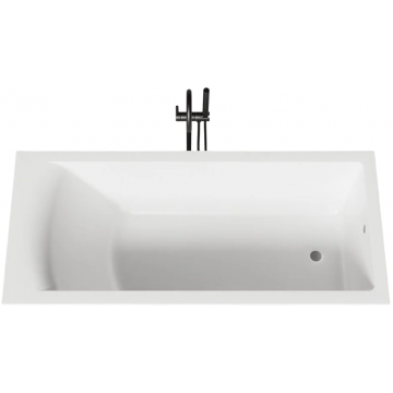 Ванна из литьевого мрамора Salini Cascata 104223M 180х80 белый матовый