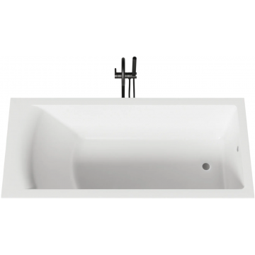 Ванна из литьевого мрамора Salini Cascata 104123M 170х75 белый матовый