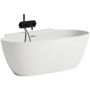 Ванна из литьевого мрамора Salini Alda Wall 101925M 170х90 белый матовый
