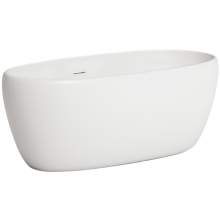 Ванна из литьевого мрамора Salini Luce 100122M 150х75 белый матовый