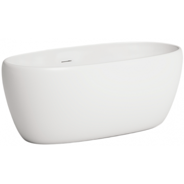 Ванна из литьевого мрамора Salini Luce 100122M 150х75 белый матовый