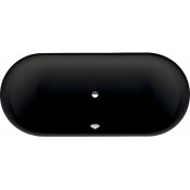 Стальная ванна Bette Lux Oval 3467-035 PLUS 190x90 черный матовый