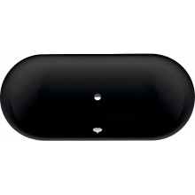 Стальная ванна Bette Lux Oval 3467-035 PLUS 190x90 черный матовый
