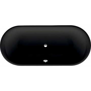 Стальная ванна Bette Lux Oval 3467-035 PLUS 190x90 черный матовый