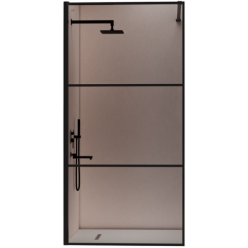 Душевая перегородка RGW Walk In WA-09B 06100909-34 90 черный/тонированное