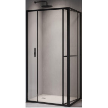 Душевой уголок RGW Leipzig LE-45-B 77124508-14 100x80 черный/прозрачное