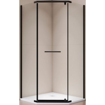 Душевой уголок RGW Passage PA-83 78088300-14 100x100 черный/прозрачное