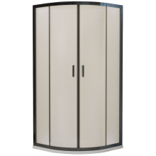 Душевой уголок RGW CL-56B 06095688-44 80x80 черный/рифленое