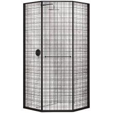 Душевой уголок RGW Stilvoll SV-82B 33328200-244R 100x100 R черный/прозрачное с рисунком