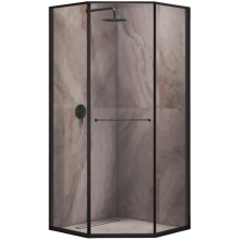 Душевой уголок RGW Stilvoll SV-82B 33328200-34R 100x100 R черный/тонированное