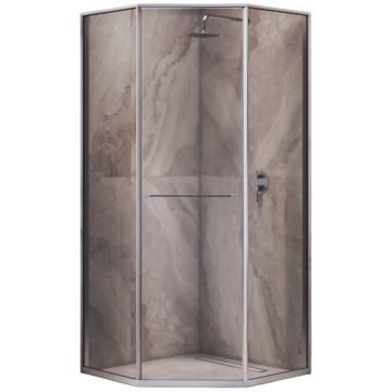 Душевой уголок RGW Stilvoll SV-82 33328200-31L 100x100 L хром/тонированное