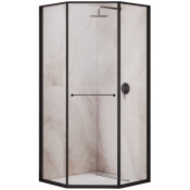 Душевой уголок RGW Stilvoll SV-82B 33328299-14L 90x90 L черный/прозрачное